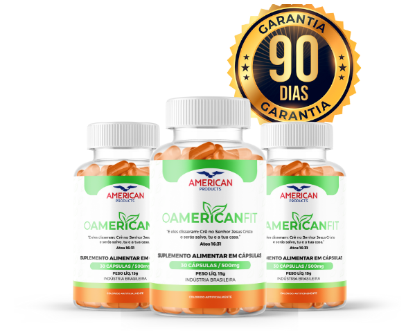 Frasco do suplemento AmericanFit
